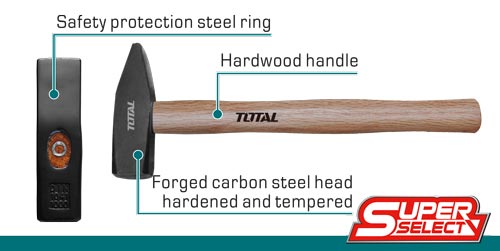 TOTAL THTW71300 Machinist Hammer