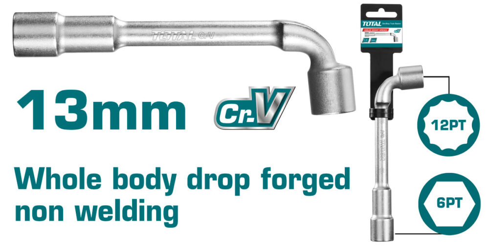 TOTAL THWL1306 L-Angled Socket Wrench