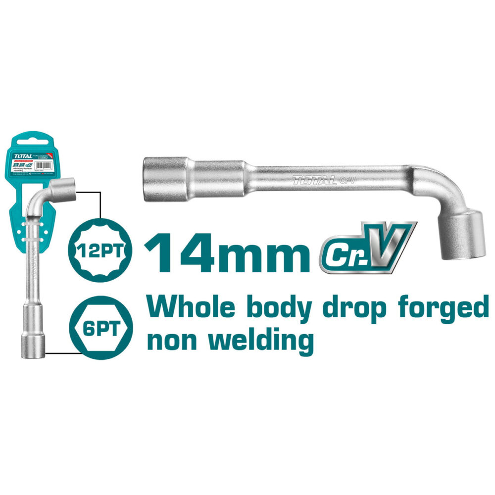 TOTAL THWL1406 L-Angled Socket Wrench