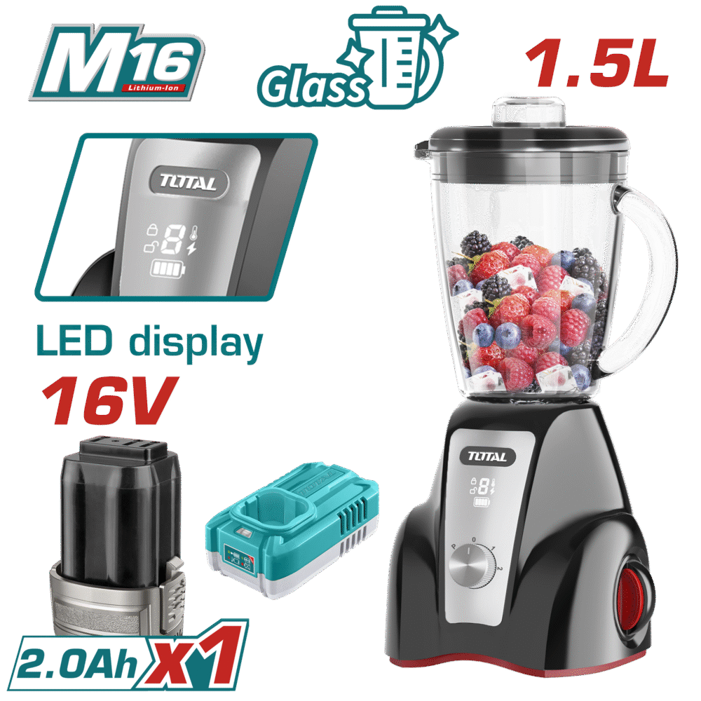 TOTAL TJB052K Cordless Stand Blender