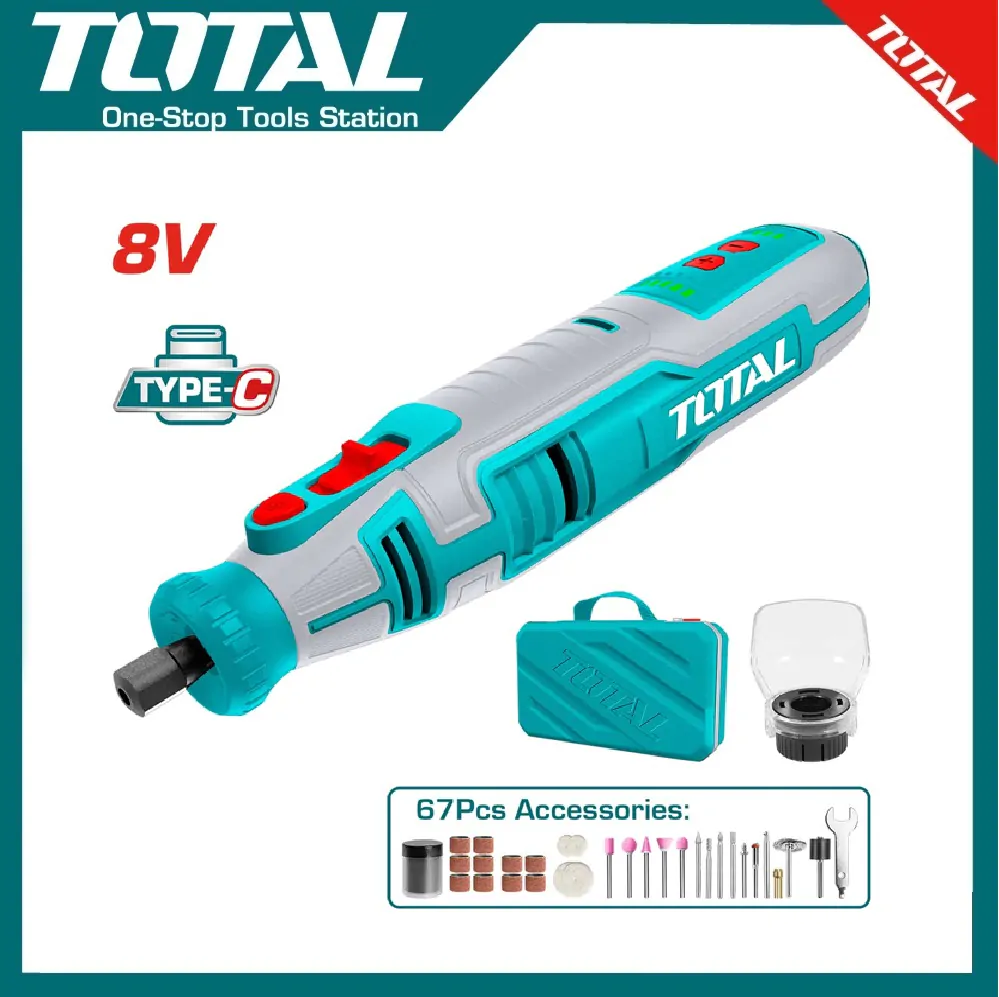 TOTAL TMGLI0801 Cordless Grinder