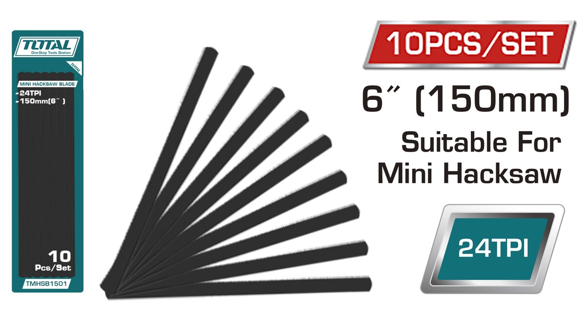 TOTAL TMHSB1501 Mini Hacksaw Blade