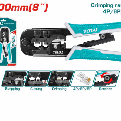 TOTAL TMPCN5468R Modular Plug Crimper