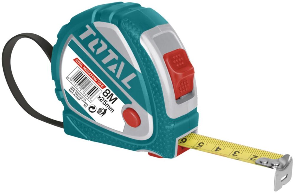 TOTAL TMT126081 Steel Measuring Tape