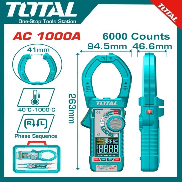 TOTAL TMT7610001 Digital Ac Clamp Meter