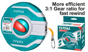 TOTAL TMTF12206 Fibreglass Measuring Tape