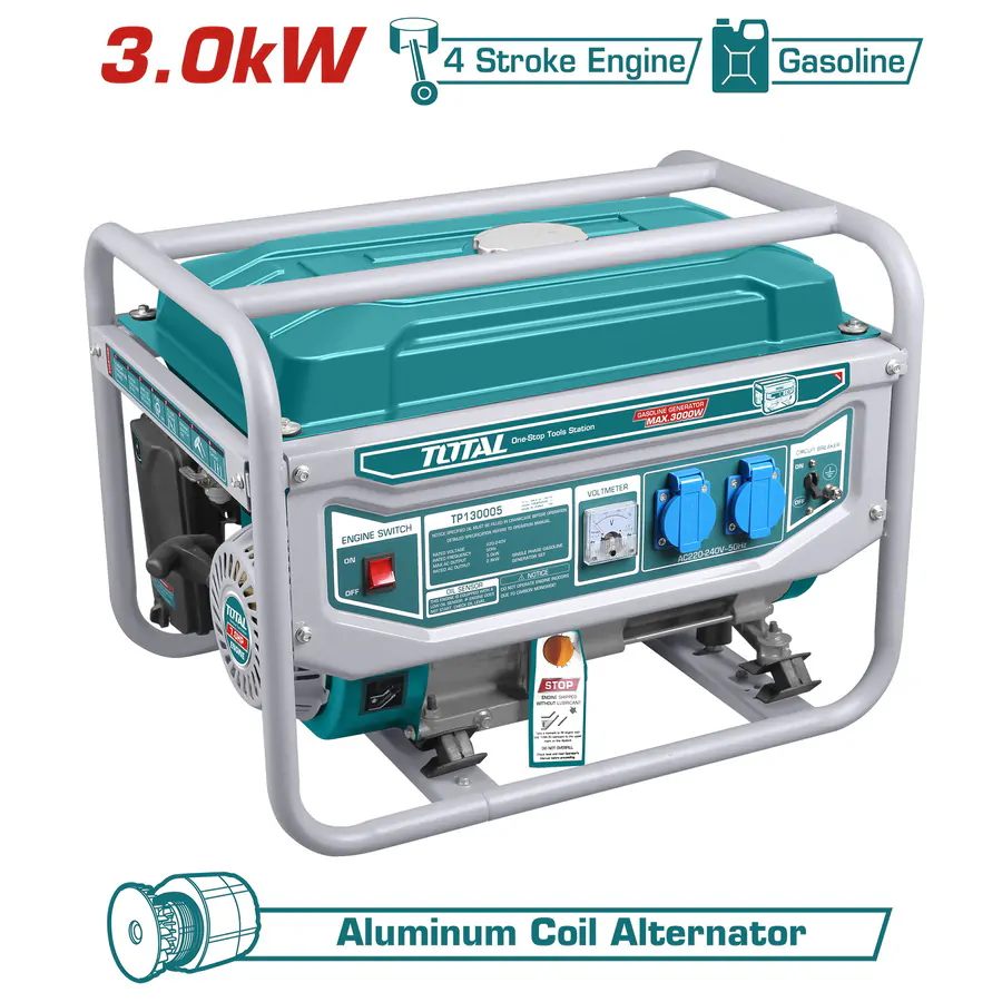 TOTAL TP130005 Gasoline Generator
