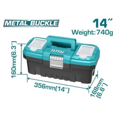 TOTAL TPBX0142 Plastic Tool Box