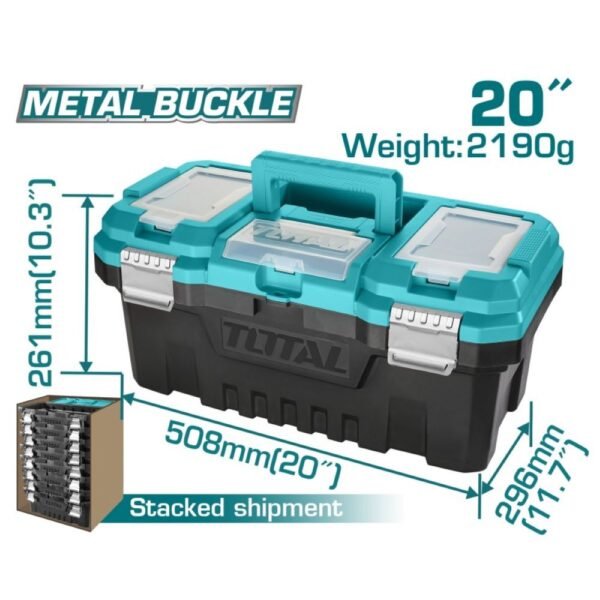 TOTAL TPBX0202 Plastic Tool Box