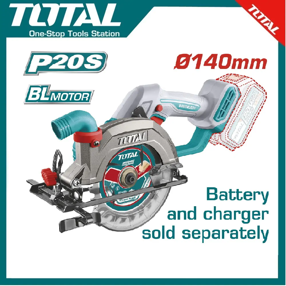 TOTAL TSLI1402 Cordless Circular Saw