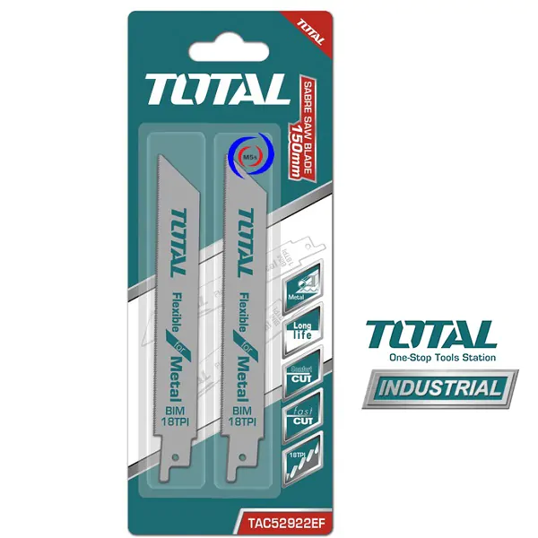 TOTAL TAC52922EF Reciprocating Saw Blade For Metal