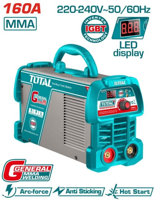 TOTAL Inverter M.M.A Welding Machine 160A TW216059